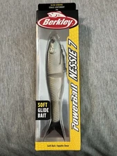 Berkley Powerbait Nessie Soft Glide Bait 7”  1 oz  Shad