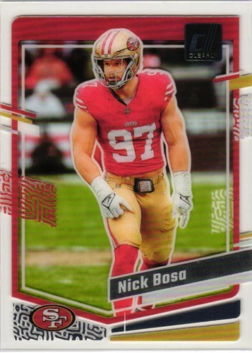 2023 Panini Clearly Donruss Nick Bosa #44