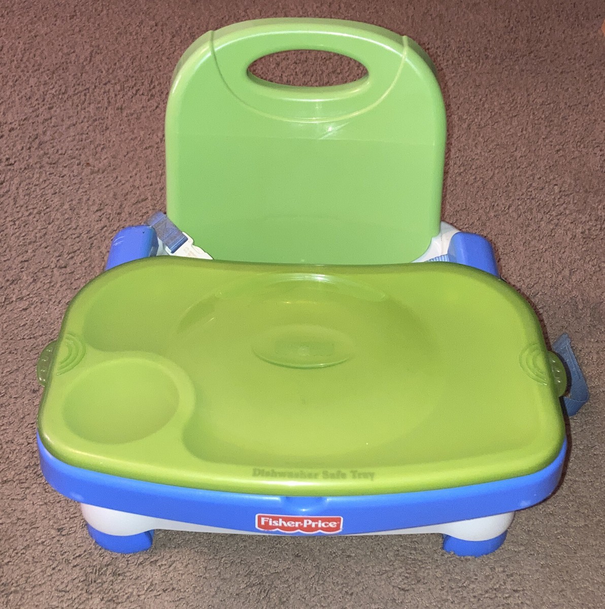 Fisher Price Healthy Care High Chair Blue Aquarium Vintage Fisher