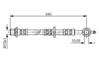 Bosch Bremsschlauch 1 987 476 834