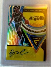 2020-21 Panini Flux Ultraviolet Signatures Silver Prizm Anfernee Hardaway Auto