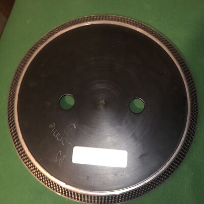 Gemini Pt-2000 Turntable Original Aluminum Platter.