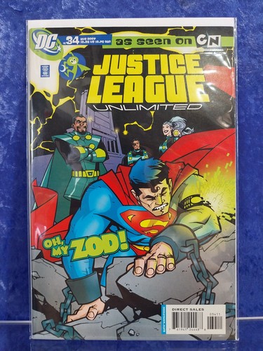 DC Comics Lot 6 VF/NM 2007 Justice League Unlimited 31 32 33 34 35 - Picture 5 of 6