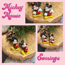 Mickey Mouse Stud Earrings   Choose from 3 Poses
