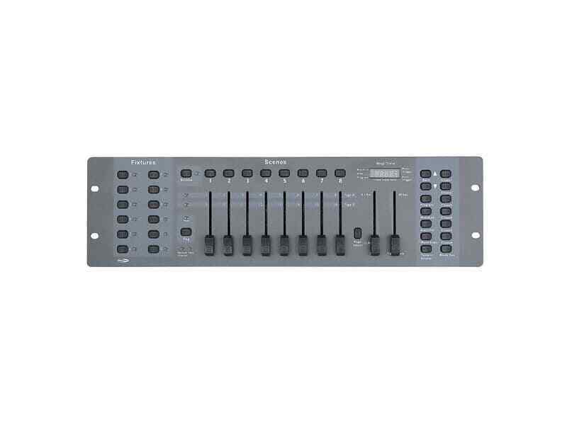 Thumbnail - Showtec Sm-8/2, 8 Channel Lighting Desk Dmx Controller