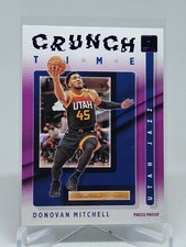DONOVAN MITCHELL 2021-22 Donruss Crunch Time Press Proof Purple #14 Jazz A7B