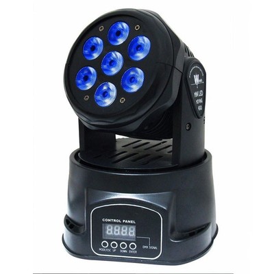Black Mini Projector 4in1 LED Stage Light Party 7x10w 4in1 Led Moving