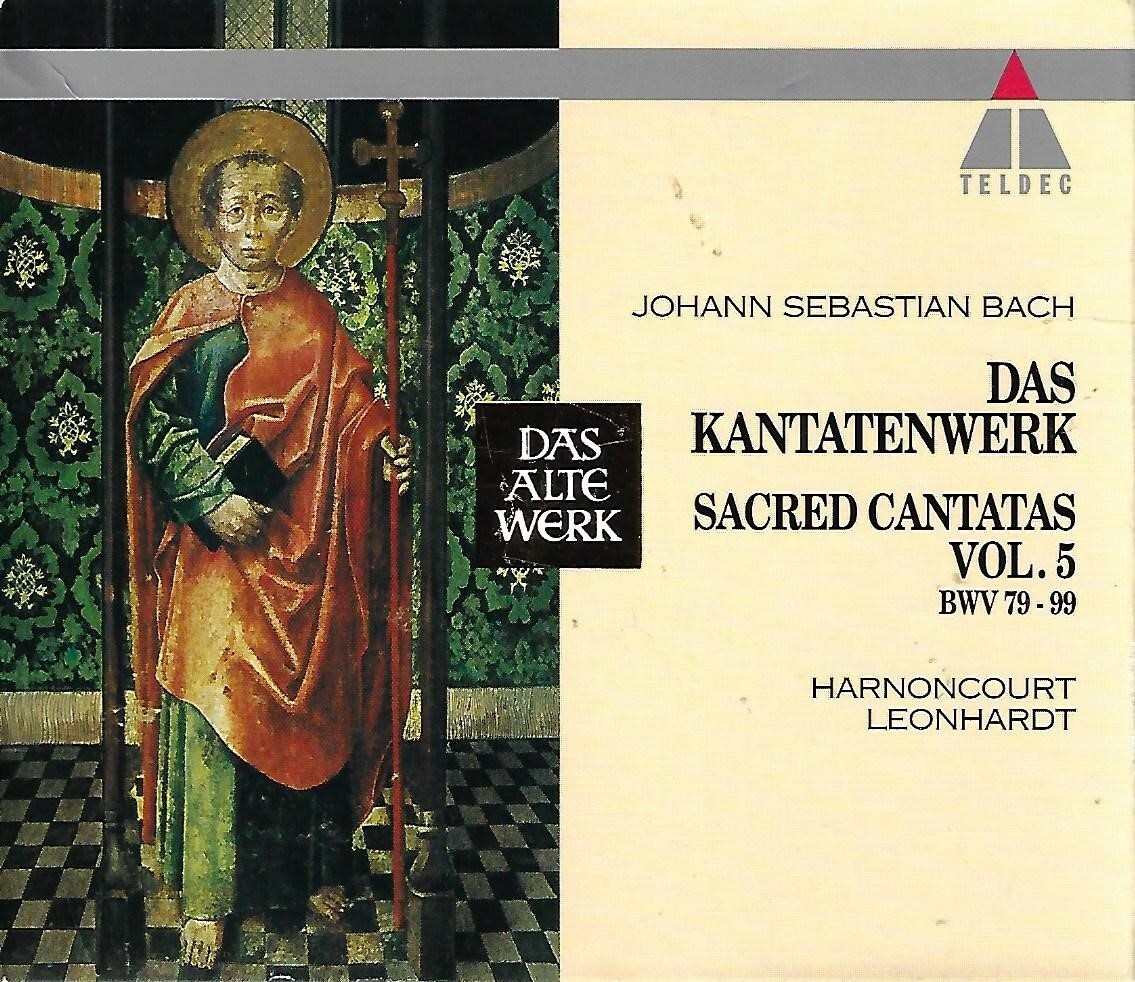 Bach: Sacred Cantatas, Vol. 5 - BWV 79-99 (CD, 1994, 6 Discs