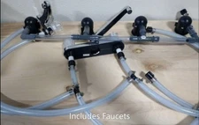  Portable Concession Sinks 4 Compartment Complete Plumbing Kit 