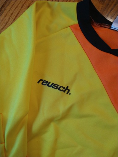 Vintage Reusch Soccer Goalkeeper Jersey Padded Long Sleeve Size Adult S ⚽️ - Picture 2 of 11
