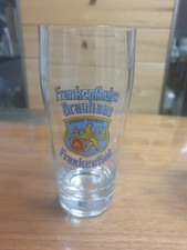 Neu 1 Stück Bierglas Frankenthaler Brauhaus Fassungsvermögen Glas 0,3l Bier Glas