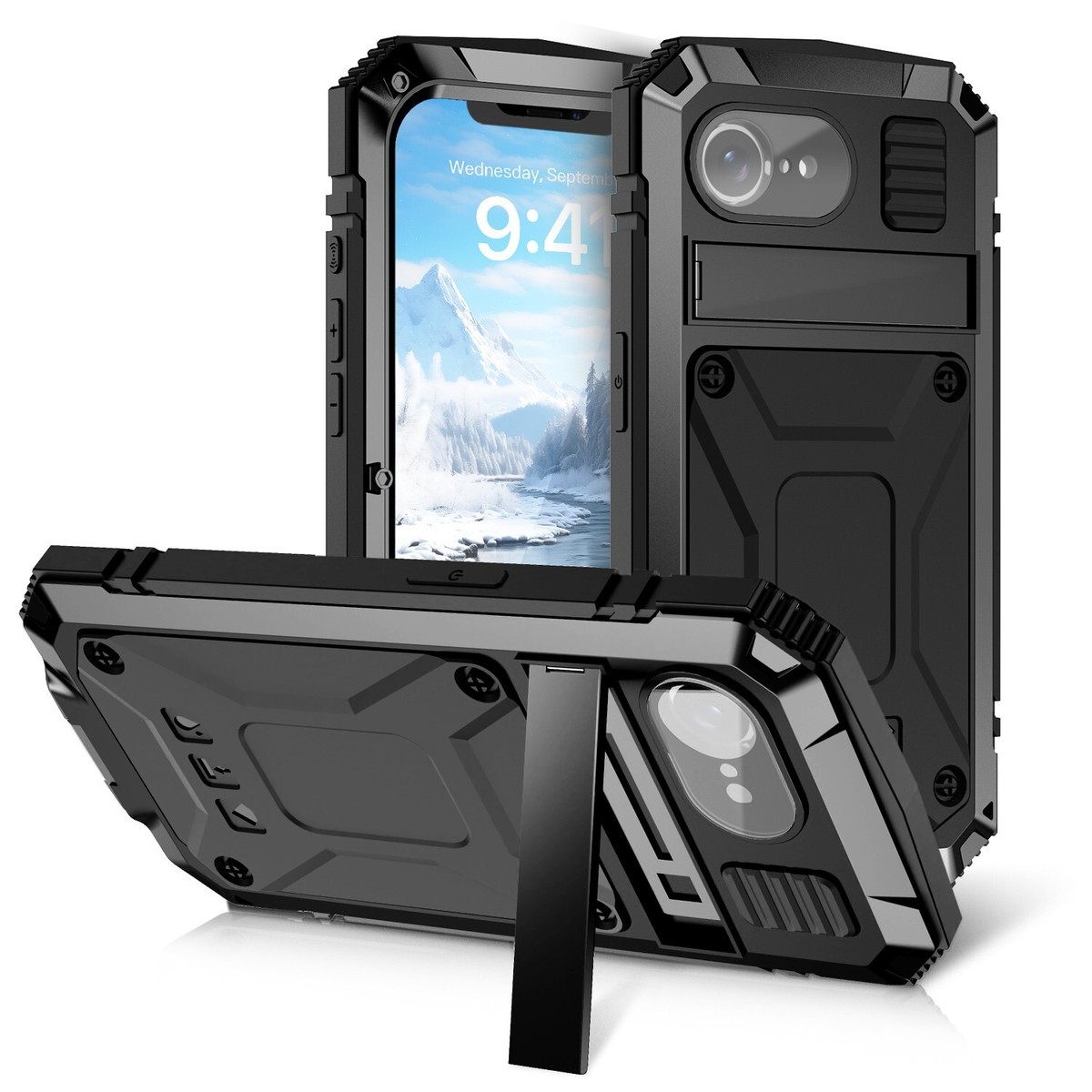 [新品未使用] hendersheme iPhone case 16pro iPhone case 15/15 Pro/16/16Pro: natural, black #henderscheme