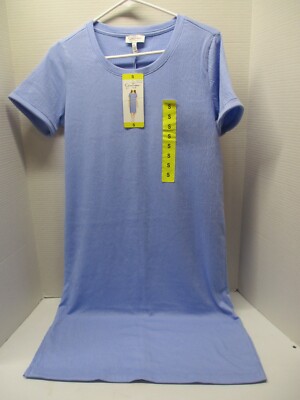 JESSICA SIMPSON Blue Casual T Shirt Dress NWT Item 1680956- Size Small |  eBay