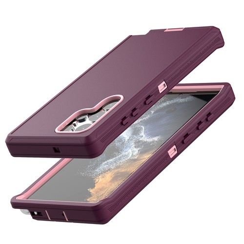 For Samsung Galaxy S21/S22 Ultra Case Hybrid Heavy Duty Shockproof Rugged Cover - Picture 2 of 21