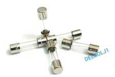 LOT OF 5 EACH NEW T6.3AL250V 6.3A T6.3AL BUSS BUSSMANN SLOW BLOW 250V FUSE