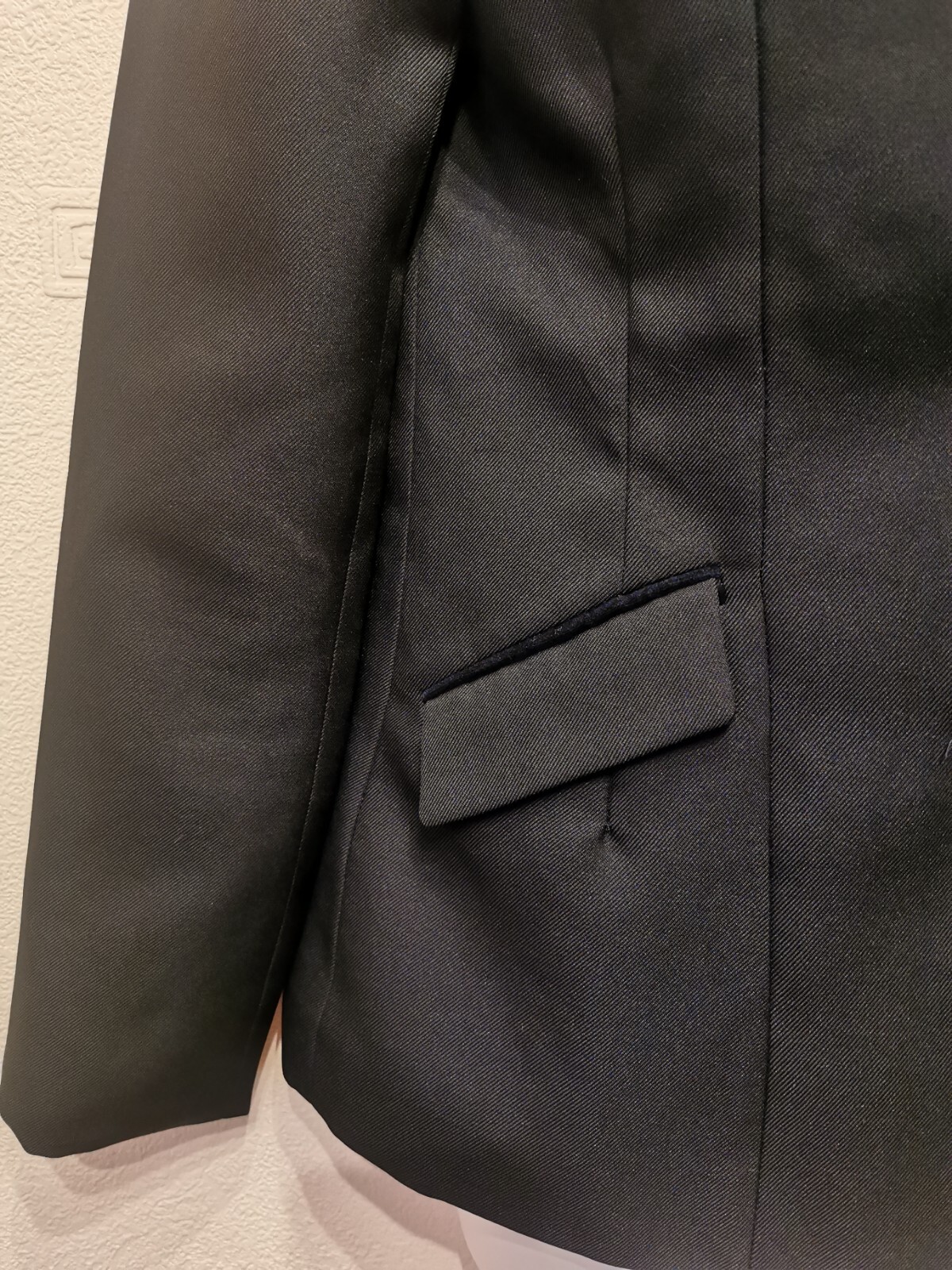 Giacca da equitazione pony cavallo 32" PETTO POLIESTERE NERO RICHIESTO COLLETTO DI VELLUTO