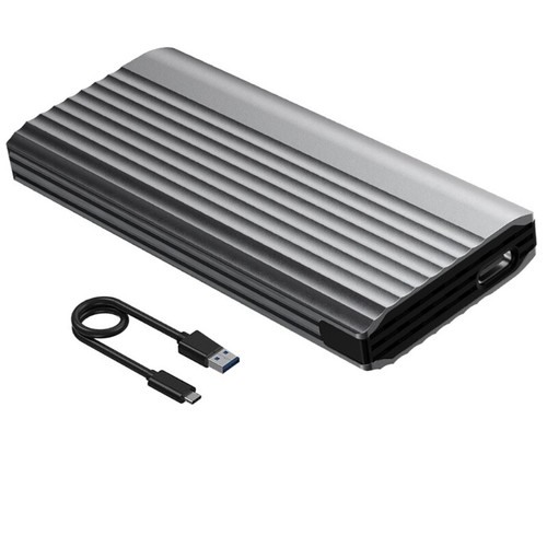 M.2 /NVME Solid Disk Enclosure USB3.1 Gen 2 10Gbps Metal External Drive Case - Afbeelding 13 van 14