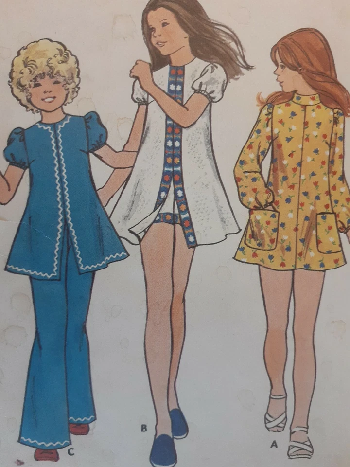 Butterick 6561 Dress Pants Shorts Sewing Pattern Girls 14 VTG UC Easy Flare Fit - Image 3 of 4