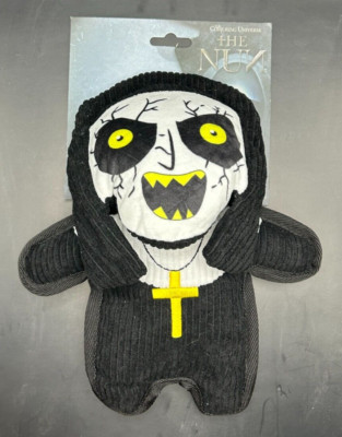 The Nun - Corduroy Plush Dog Toy Squeaker Standing Pose HORROR NEW