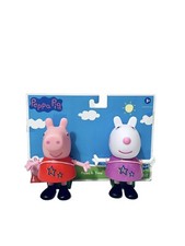 Peppa Pig And Suzy Sheep Set Of 2 , 5 Inches Tall Plastic Figure Toys- NEW