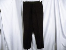 Calvin Klein Black Dress Pants Boys Size 20 REG Black Slim Fit Flat Front NWT