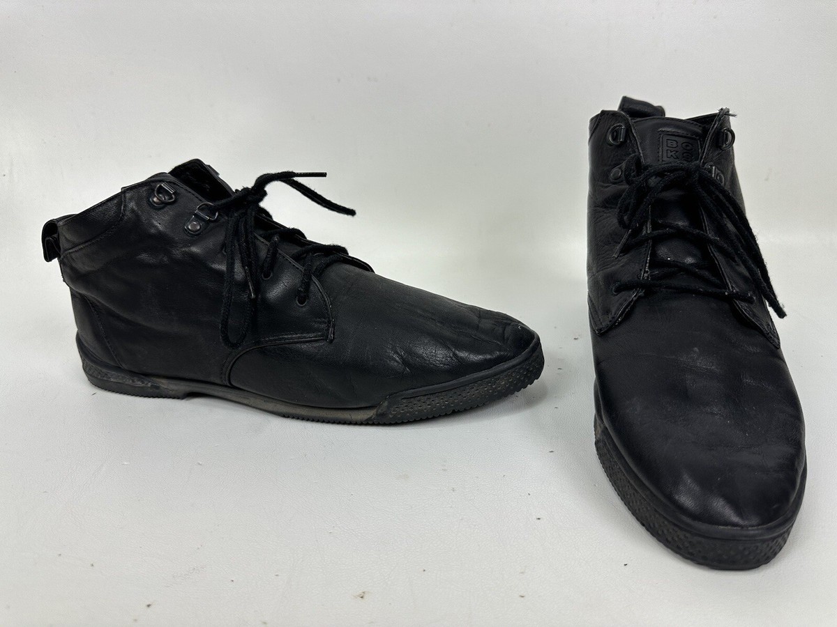 Reebok Boks Black leather Hi Tops size 10