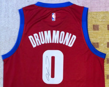 Andre Drummond Signed Autograph Detroit Pistons Jersey NBA UCONN Cavs 