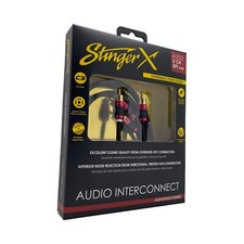 Stinger XI223 Premium 2-Channel RCA Interconnect 3 Feet X2 Series Car Audio