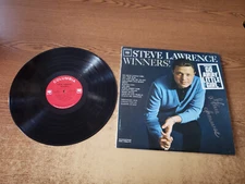 HAND SIGNED 1960s EXCELLENT STEVE LAWRENCE WINERS 1953 LP33