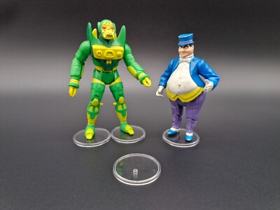 Vintage Kenner Super Powers Figur durchsichtig Display Ständer 1,5'' - BRANDNEU!