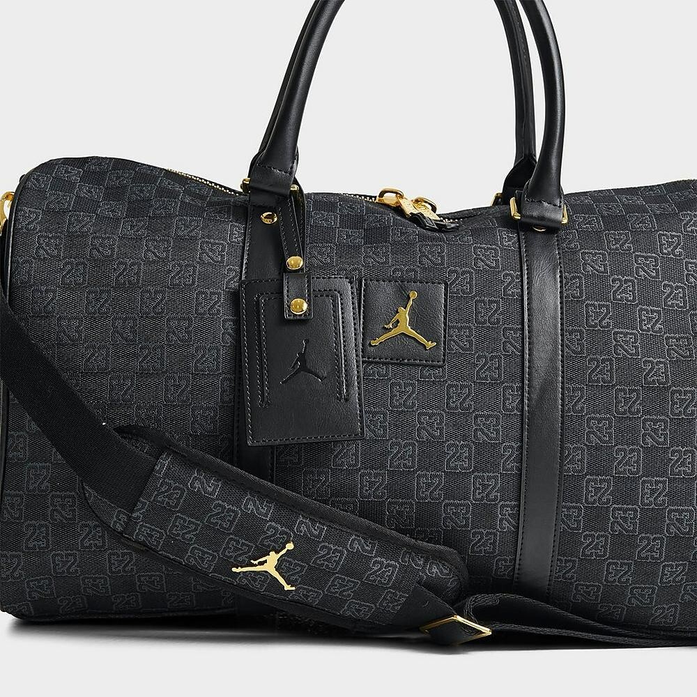 Jordan Monogram Duffle Bag Luggage Black MA0759-023 | eBay 