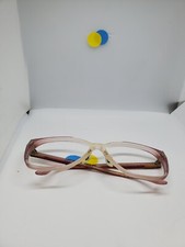 LUXOTTICA Crystal pink Eyeglass Frames VINTAGE