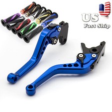 Stock de EE. UU. para Suzuki GSXR-750 600 600/750 KATANA empuñaduras de palanca de embrague de freno corto