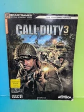 Call of Duty 3 Strategy Guide Brady Games Official PS2 PS3 XBOX 360 Nintendo Wii