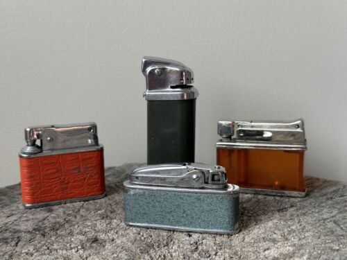 Vintage lighters set Soviet gas lighters cigarette lighter - Photo 1/7