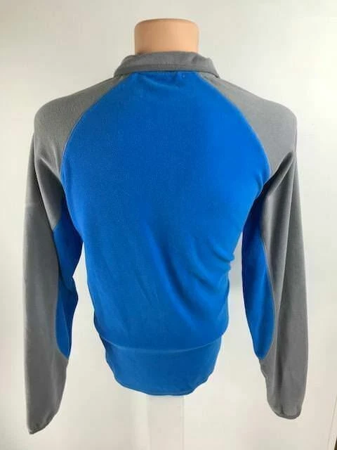 ALPINE DESIGN Men's Blue and Grey 1/4 Zip Long-sleeve Fleece Pullover Size L - Image 3 of 4
