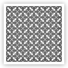 Pattern 15 Stencil - Choose a Size - Laser-Cut Reusable Plastic