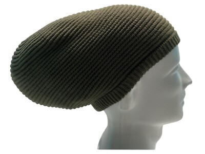 Knit Cap Green Rasta Style Cap Green Tam Dreads Hair Cap Rasta Hat