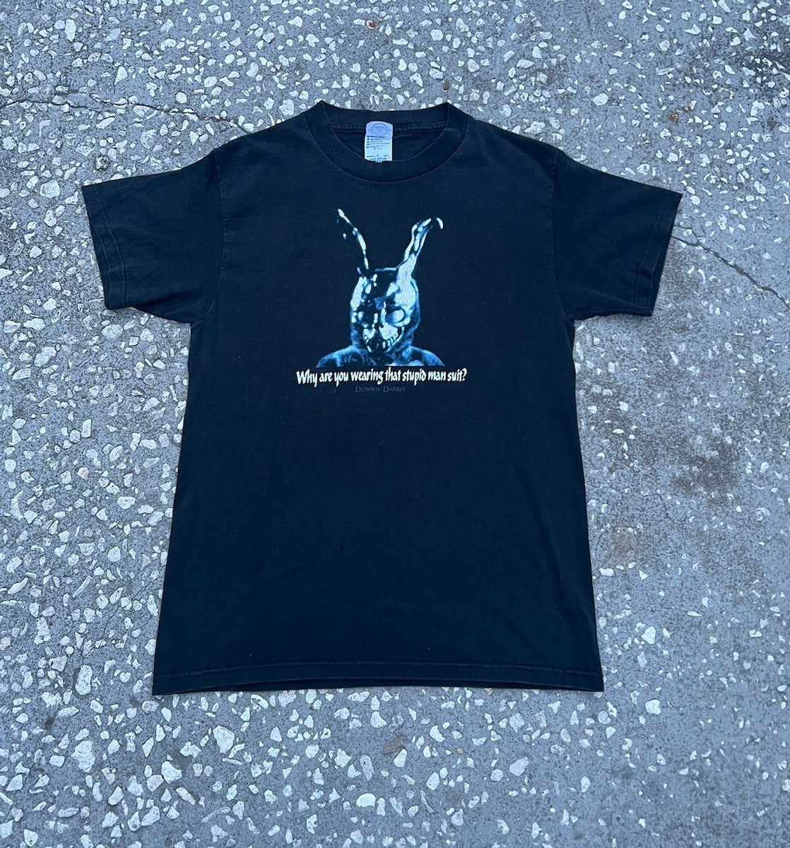 Vintage Donnie Darko T Shirt Frank Bunny Man Suit Rare Size Small