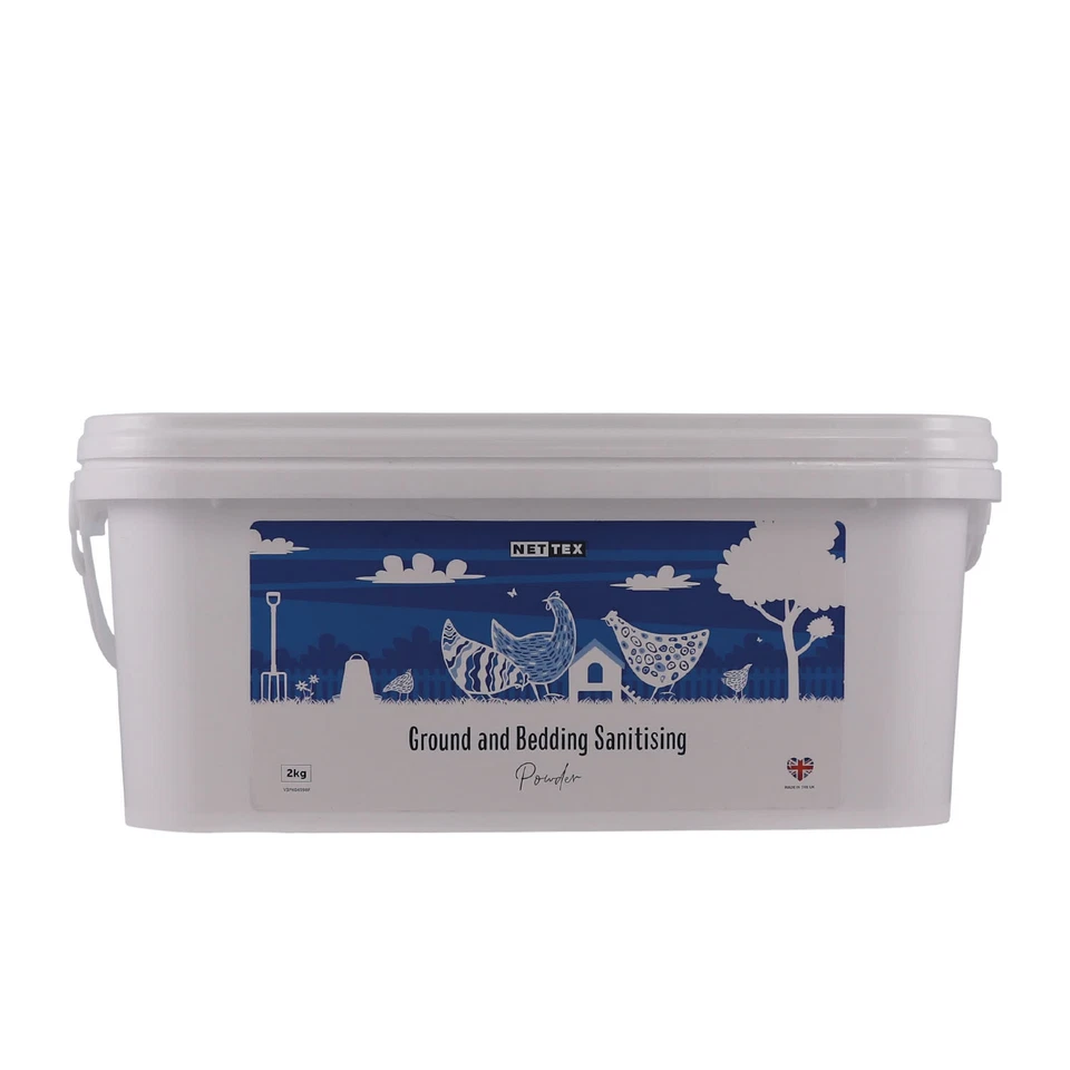 Nettex Poultry Ground & Bedding Sanitising Powder | Coop Absorbent Powder