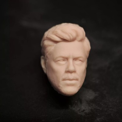 1/18 1/12 1/10 Benicio Del Toro Unpainted Head Sculpt fit 3.75'' 6'' 7'' Figure Toy