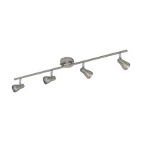 Eglo 97826 Tiberio 1 Led Spot-Leuchte Nickel-Matt 4X3W 3000K Warmweiss