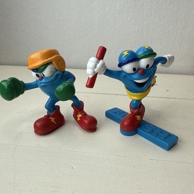 Vintage (2) Izzy Mascot Figure Atlanta Olympics 1996 PVC Figure