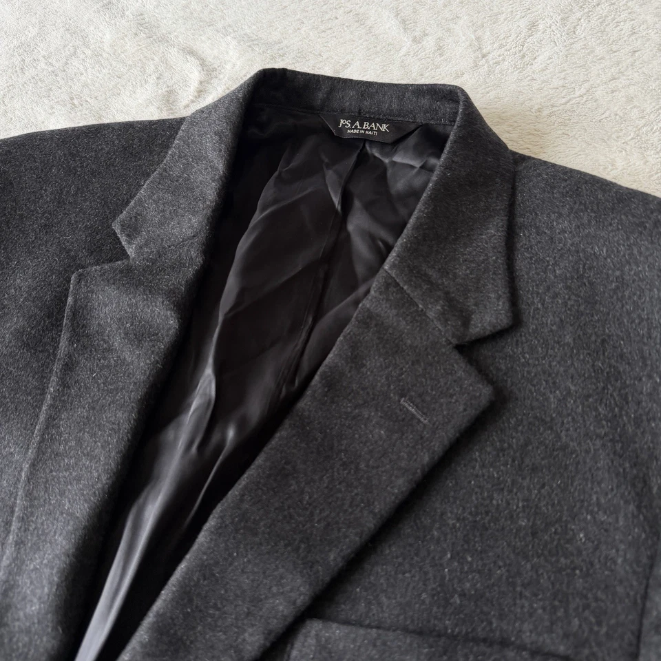 Abrigo deportivo Blazer Jos A Bank para hombre 100 % cachemir 48L Foto 3 de 4