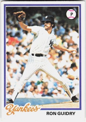 1978 Topps #135 Ron Guidry
