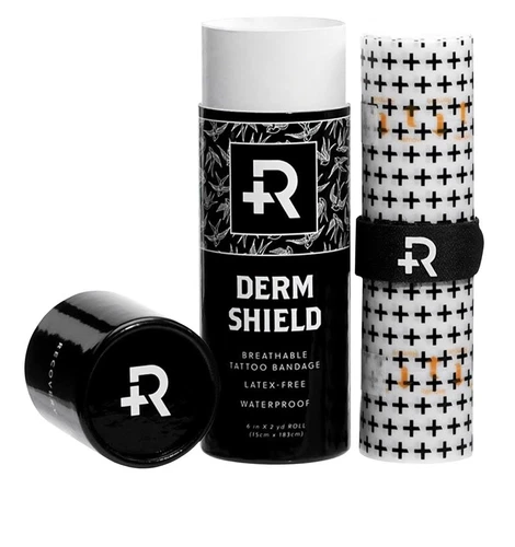 Recovery Derm Shield Tattoo Aftercare Bandage Roll - Transparent, Waterproof video thumbnail