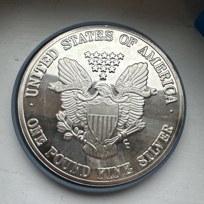🦅 1992 Giant 1 Troy Pound Walking Liberty American Eagle .999