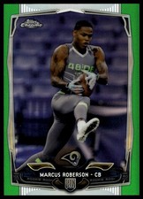 2014 Topps Chrome #190 Marcus Roberson Green Refractor