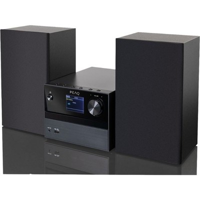 PEAQ PMS 320 Micro Hifi System Hifi-Anlage Schwarz
