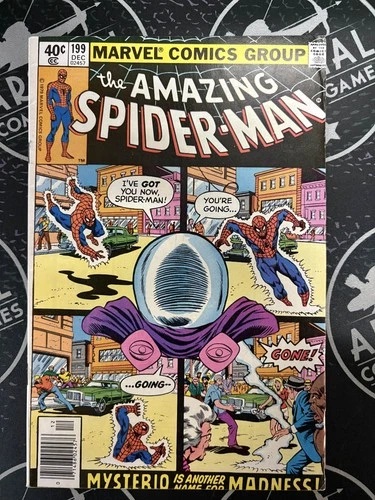 Amazing Spider-Man #199 1979 Marvel Mysterio * Mark Jewelers Insert 5.5 FN-